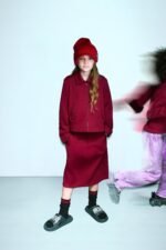 Midi skirt with logo