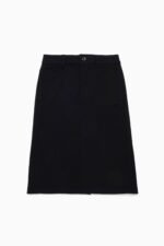Midi skirt with logo