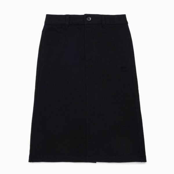 Midi skirt with logo
