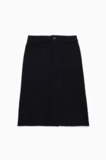Midi skirt with logo