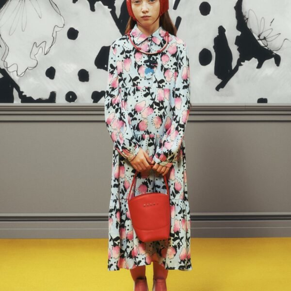 Dress with floral print