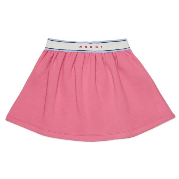 Mini skirt with logo