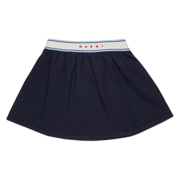 Mini skirt with logo