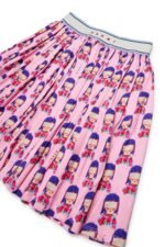 Patterned skirt with logo - Image 3