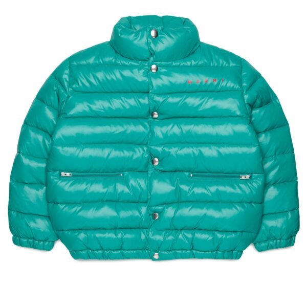 Padded jacket with logo
