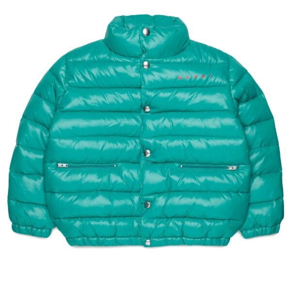 Padded jacket with logo