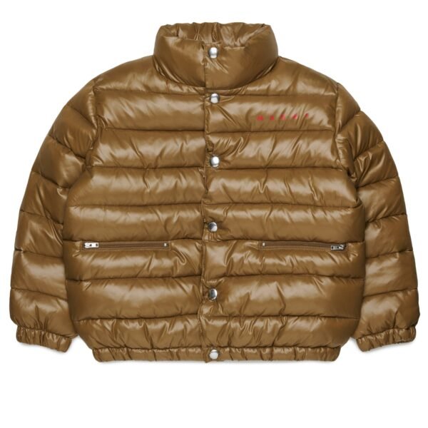 Padded jacket with logo