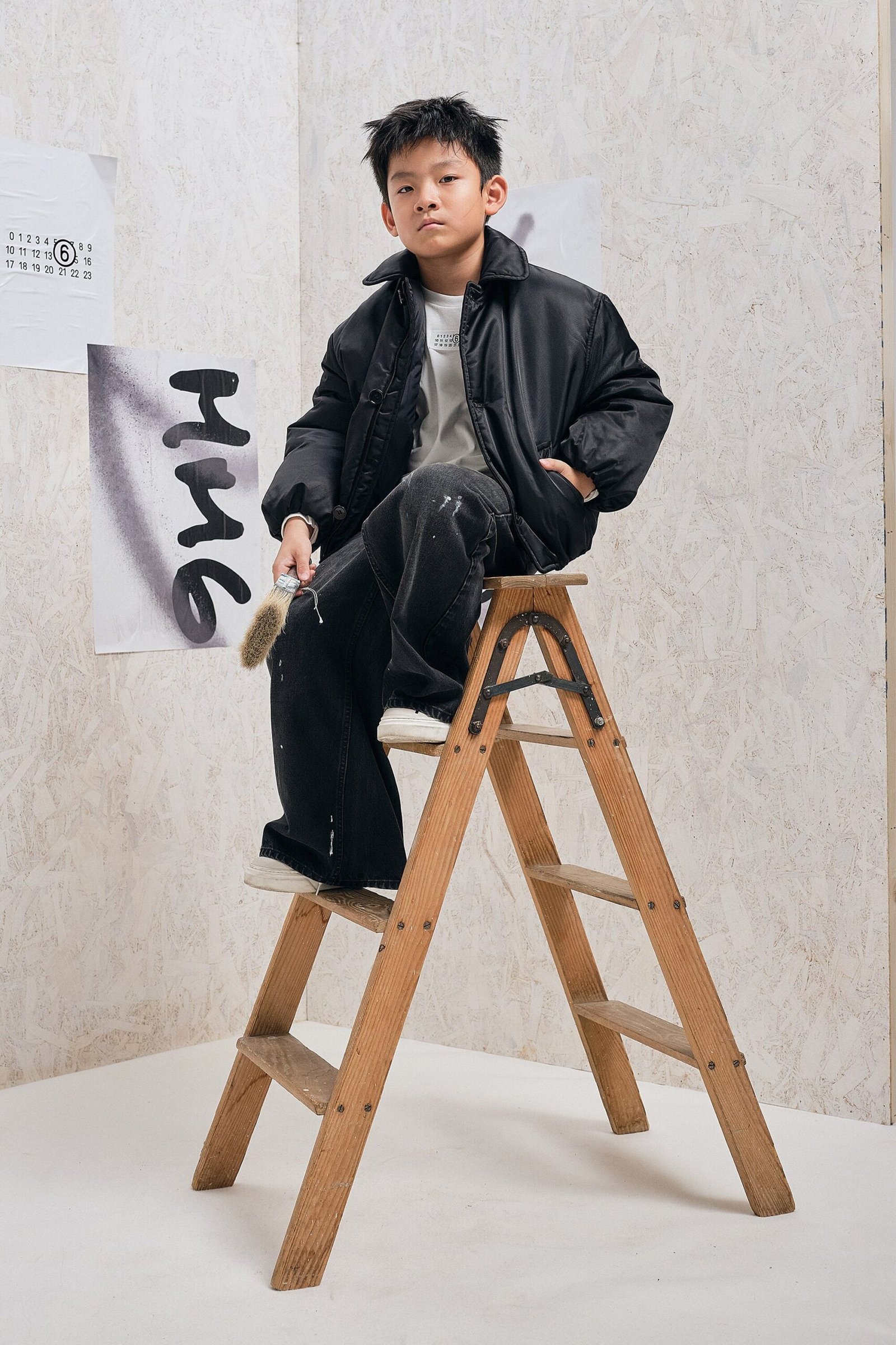 M61075MM08CM6900_05_0384f2b2-c2f4-4610-83b9-91c9ad972ff8.jpg Padded jacket with buttons - Image 1