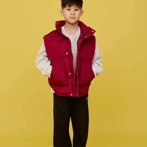 Padded jacket with logo