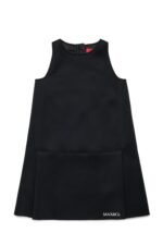 Sleeveless dress with logo