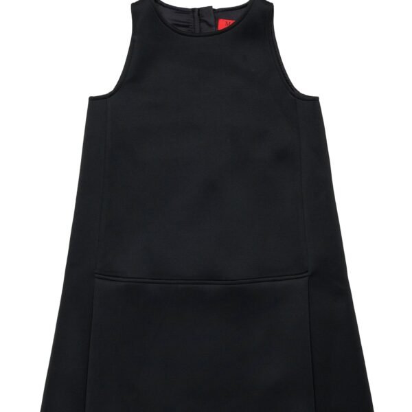 Sleeveless dress with logo