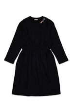 Midi dress with logo