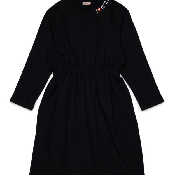 Midi dress with logo