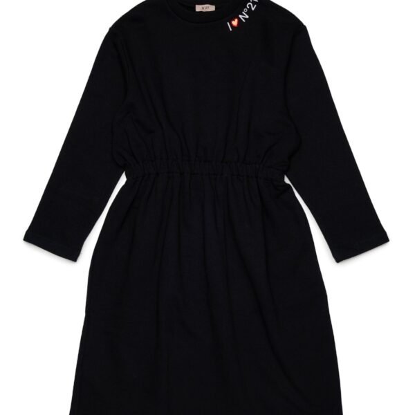 Midi dress with logo